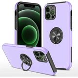 Marsilyan™- Apple Iphone 12 Pro Max Kılıf Elit Yüzüklü Kapak - Mor