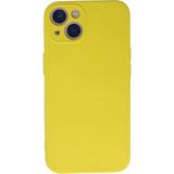 Marsilyan™- Apple Iphone 13 Mini Kılıf Nano Içi Kadife Silikon - Sarı