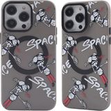 Marsilyan™- Apple Iphone 13 Pro Kılıf Apollo Magneticsafe Desenli Kapak - Apollo Siyah - 3