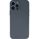 Marsilyan™- Apple Iphone 13 Pro Kılıf Nano Içi Kadife Silikon - Gri