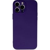 Marsilyan™- Apple Iphone 13 Pro Kılıf Nano Içi Kadife Silikon - Mor