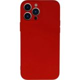 Marsilyan™- Apple Iphone 13 Pro Max Kılıf Nano Içi Kadife Silikon - Kırmızı