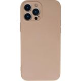 Marsilyan™- Apple Iphone 13 Pro Max Kılıf Nano Içi Kadife Silikon - Pudra