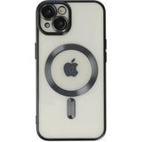 Marsilyan™- Apple Iphone 14 Kılıf Kross Magneticsafe Kapak - Siyah