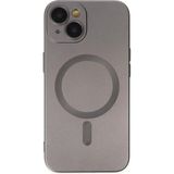 Marsilyan™- Apple Iphone 14 Plus Kılıf Moshi Lens Magneticsafe Silikon - Füme