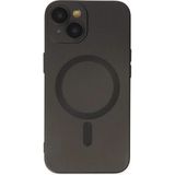 Marsilyan™- Apple Iphone 14 Plus Kılıf Moshi Lens Magneticsafe Silikon - Siyah
