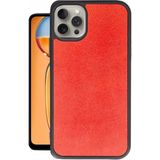 Marsilyan™- Apple Iphone 14 Pro Kılıf Aras Deri Kapak - Kırmızı