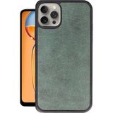 Marsilyan™- Apple Iphone 14 Pro Kılıf Aras Deri Kapak - Koyu Yeşil