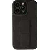 Marsilyan™- Apple Iphone 14 Pro Kılıf Mega Standlı Silikon - Siyah