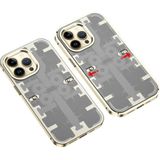Marsilyan™- Apple Iphone 14 Pro Kılıf Mekanik Bumper Kapak - Gold