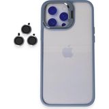 Marsilyan™- Apple Iphone 14 Pro Kılıf Roblox Lens Standlı Kapak - Sierra Blue