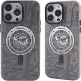 Marsilyan™- Apple Iphone 14 Pro Max Kılıf Apollo Magneticsafe Desenli Kapak - Apollo Siyah - 1