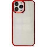 Marsilyan™- Apple Iphone 14 Pro Max Kılıf Element Silikon - Kırmızı