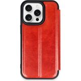 Marsilyan™- Apple Iphone 14 Pro Max Kılıf Flip Cover - Kırmızı