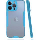 Marsilyan™- Apple Iphone 14 Pro Max Kılıf Platin Silikon - Mavi