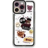 Marsilyan™- Apple Iphone 14 Pro Max Kılıf Sweet Desenli Silikon Kapak - Sarı