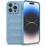 Marsilyan™- Apple Iphone 15 Pro Kılıf Optimum Silikon - Sky Blue