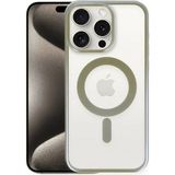 Marsilyan™- Apple Iphone 15 Pro Max Kılıf Erozi Magsafe Kapak - Gri