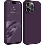 Marsilyan™- Apple Iphone 15 Pro Max Kılıf First Silikon - Mürdüm