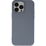 Marsilyan™- Apple Iphone 15 Pro Max Kılıf Nano Içi Kadife Silikon - Gri