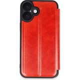 Marsilyan™- Apple Iphone 16 Kılıf Flip Cover - Kırmızı