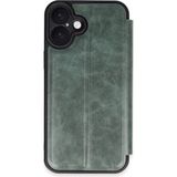 Marsilyan™- Apple Iphone 16 Kılıf Flip Cover - Koyu Yeşil