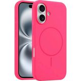 Marsilyan™- Apple Iphone 16 Plus Kılıf Jully Magsafe Kapak - Pembe