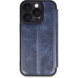 Marsilyan™- Apple Iphone 16 Pro Kılıf Flip Cover - Lacivert