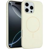 Marsilyan™- Apple Iphone 16 Pro Kılıf Jully Magsafe Kapak - Bej