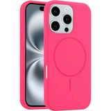 Marsilyan™- Apple Iphone 16 Pro Kılıf Jully Magsafe Kapak - Pembe