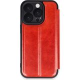 Marsilyan™- Apple Iphone 16 Pro Max Kılıf Flip Cover - Kırmızı