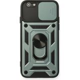 Marsilyan™- Apple Iphone 6 Kılıf Pars Lens Yüzüklü Silikon - Yeşil
