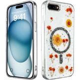 Marsilyan™- Apple Iphone 7 Kılıf Daisy Simli Magsafe Kapak - Siyah