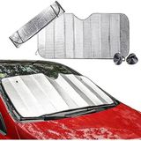 Marsilyan Araç Ön Cam Katlanabilir Güneşlik Isı Yansıma Önleyici Dacia Duster Honda Civic Ford Focus Skoda Superb - Renkli - standart