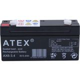 Marsilyan Atex Ax6-3.4 6V 3.4AH Yatay Akü - 1