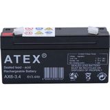 Marsilyan Atex Ax6-3.4 6V 3.4AH Yatay Akü