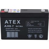Marsilyan Atex Ax6-7 6V 7AH Akü - 1