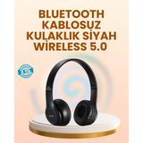 Marsilyan Ayarlanabilir Baş Bandı ve Yumuşak Kulak Yastıklı Bluetooth Kulaklık - -- - 1