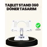 Marsilyan Ayarlanabilir Şeffaf Tablet Standı Kaymaz Silikon Tabanlı - 1 - Renkli