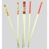 Marsilyan Bambu Chopstick Çubuk Yemek Çubuğu Yıkanabilir Tekrar Kullanılabilir (3 Çift- 6 Adet ) - Renkli - standart