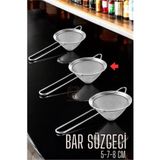 Marsilyan Bar Süzgeci Bar Strainer 3 Boy Set 5 7 8 cm - Renkli