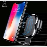 Marsilyan Baseus Wxyl-01 Araç Içi Telefon Tutucu ve Kablosuz Şarj Aleti - Siyah - standart