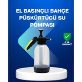 Marsilyan Basınçlı Manuel Köpük Pompası 2l Ayarlanabilir Sprey Başlıklı Temizlik - Renkli