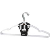 Marsilyan™- Beyaz 10PCS Silikon Kaplamalı Metal Elbise Askısı 40CM BX40 - Renkli - standart