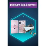 Marsilyan Bileklikli Amoled Ekran Akıllı Saat ve Dijital Göstergeli Kablosuz Bluetooth Kulaklık Anc/ Enc - 1 - Renkli