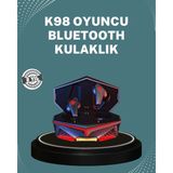 Marsilyan Bluetooth 5.0 Kablosuz Gaming Kulaklık Ergonomik Tasarım - -- - 1