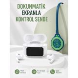 Marsilyan Bluetooth 5.4 Kablosuz Kulaklık Yeşil Askılı Analog Charm Saat Ikili Set