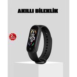 Marsilyan Bluetooth Akıllı Bileklik Spor Modlu Kalp Atış Takipli Uyku Analizli - Renkli - standart