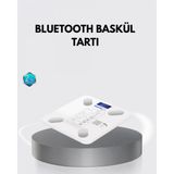 Marsilyan Bluetooth Akıllı Tartı – 8 Fonksiyonlu Dijital Baskül 180 kg Kapasiteli - Renkli - standart
