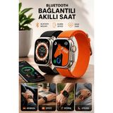 Marsilyan Bluetooth Bağlantılı 49MM Dokunmatik Akıllı Saat Sağlık ve Spor Takip Özelli - MCT7381-9886 - Çok Renkli